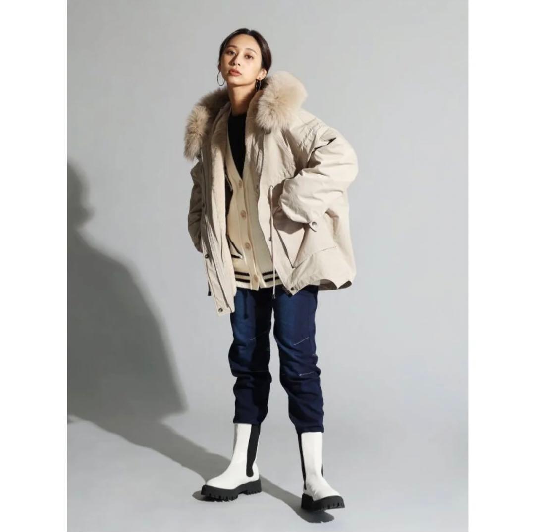 スコットクラブ FENNEL フォックスファードロストオーバーブルゾン 美品