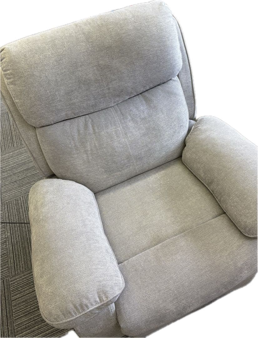 LOWYA ロウヤ リクライニングソファ チェア　グレー　電動リクライニング