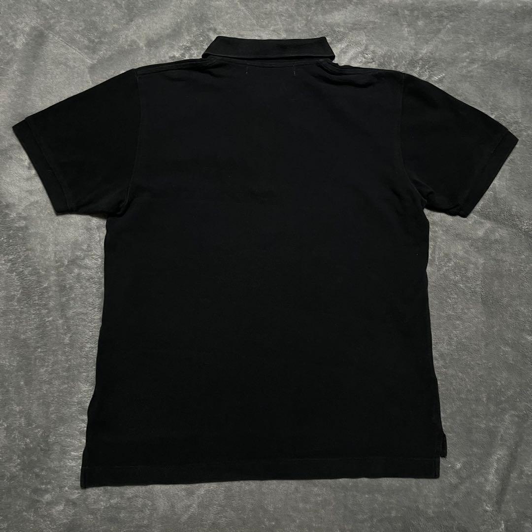 コムデギャルソン ポロシャツ ブラック 半袖 シャツ Lサイズ