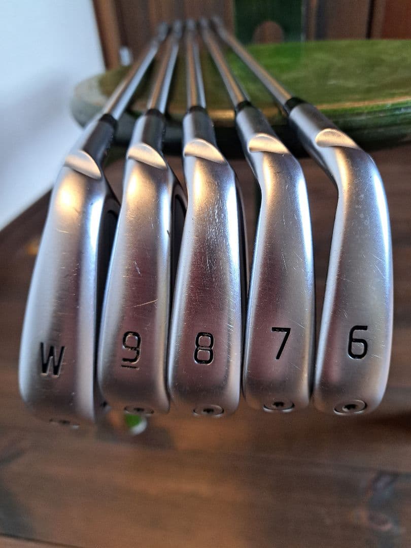 すこし美品　ピンi230アイアン。スチールファイバー80s　5本セット(5~W)