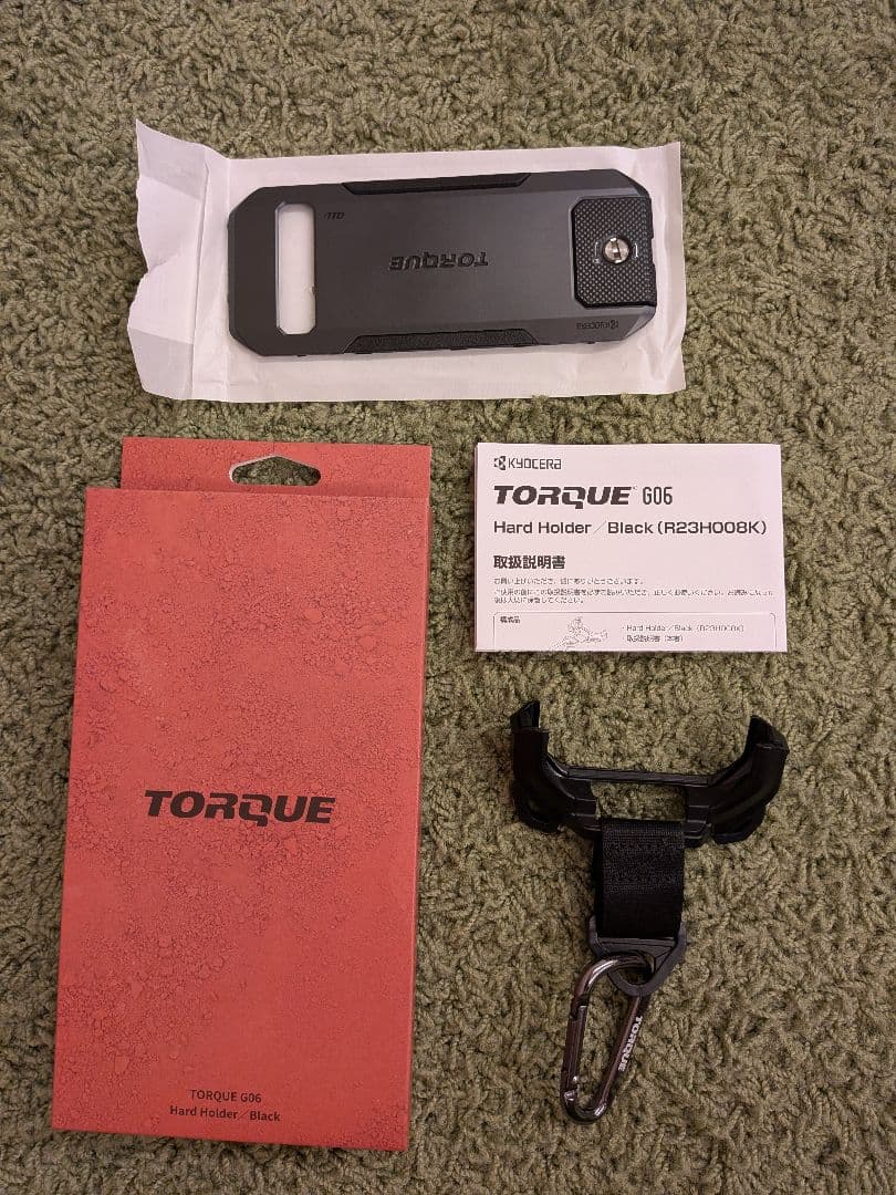 TORQUE G06 ハードホルダー ブラック