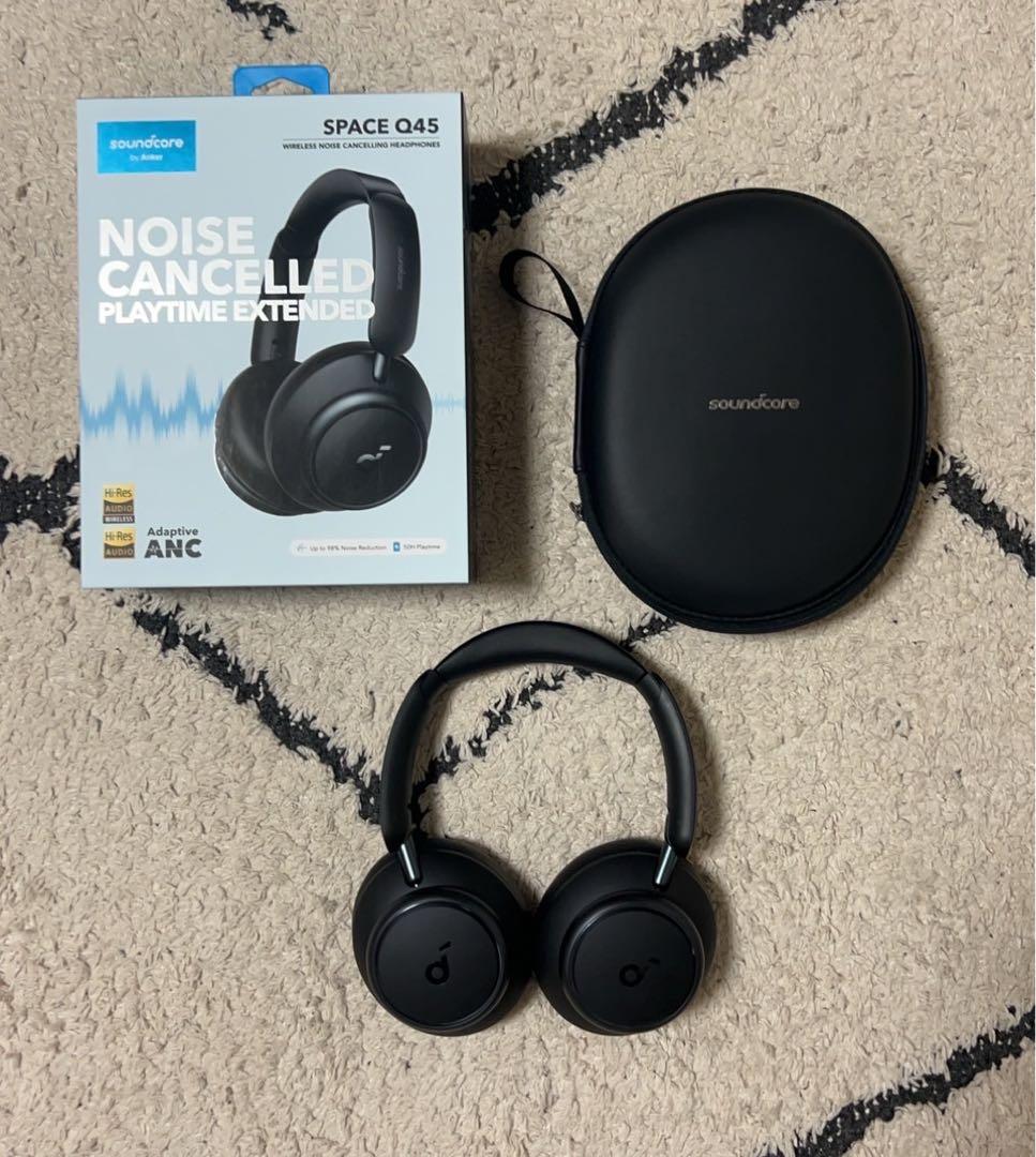 Anker SPACE Q45 ワイヤレスヘッドホン ノイズキャンセリング