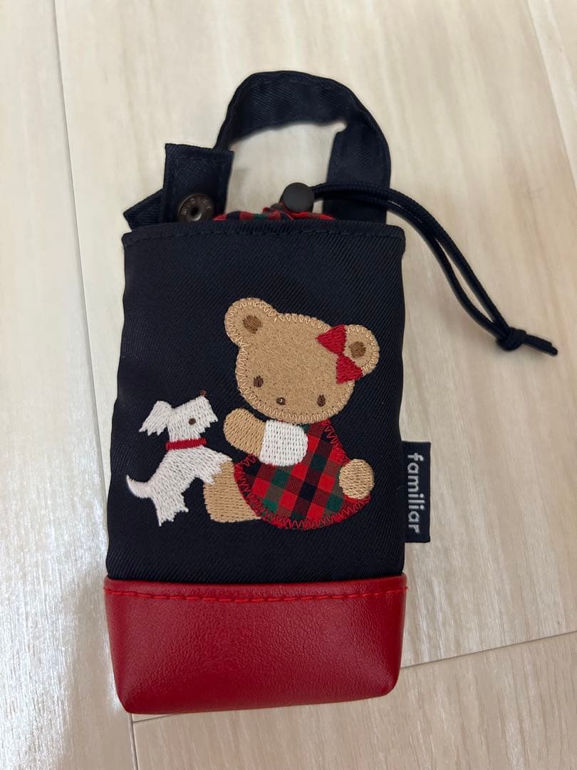 ファミリア ジェルケース 赤