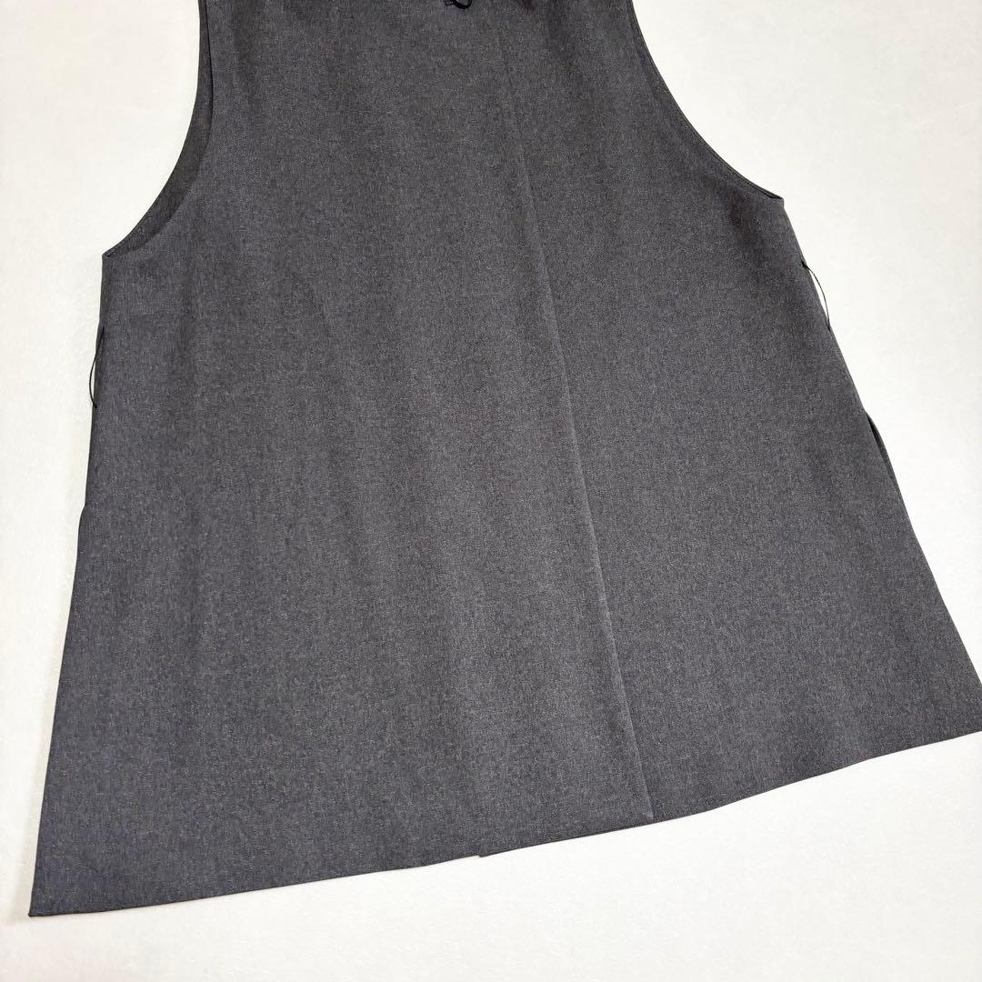 美品 人気 マルゥユナイテッドアローズ ウエストベルトジレ グレー