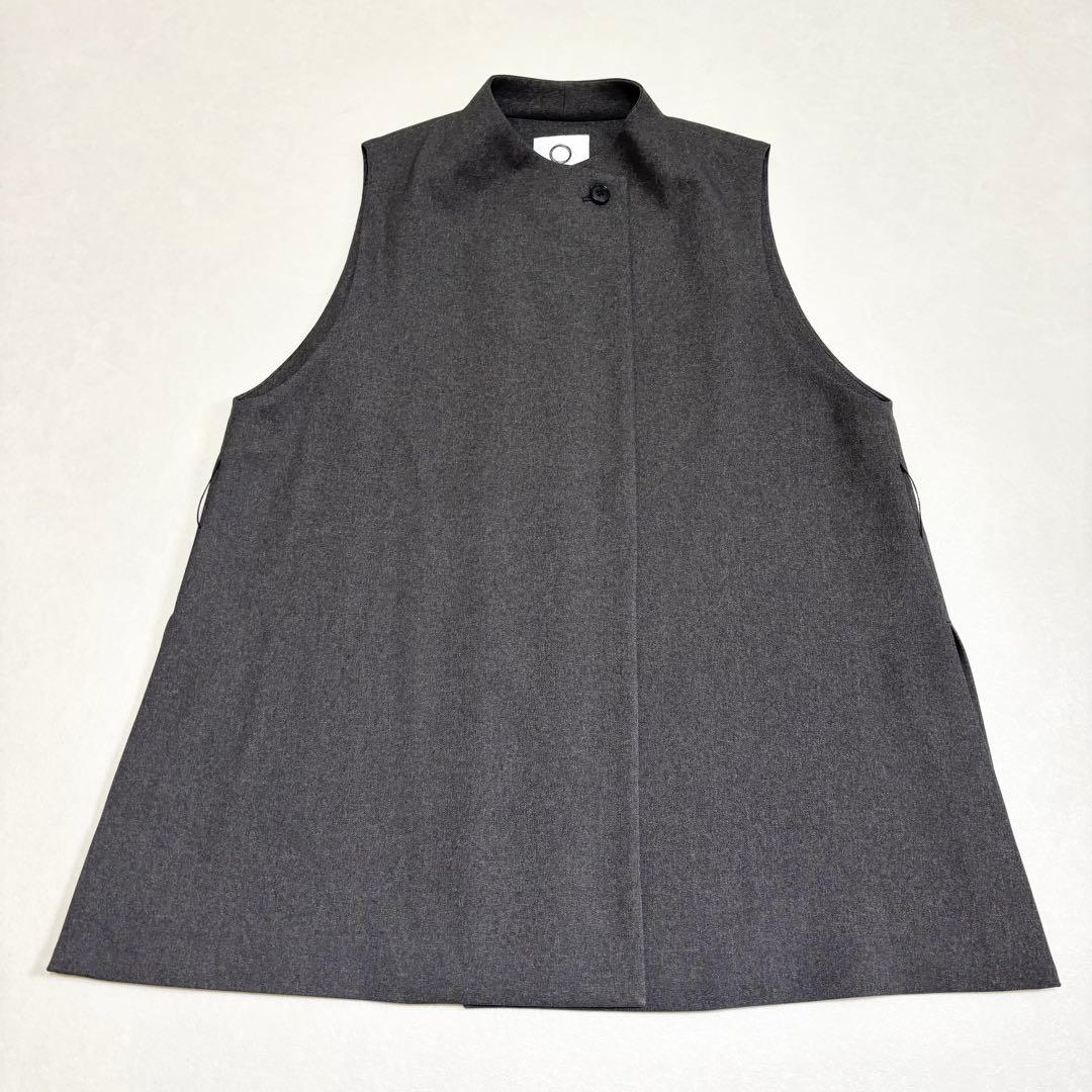 美品 人気 マルゥユナイテッドアローズ ウエストベルトジレ グレー