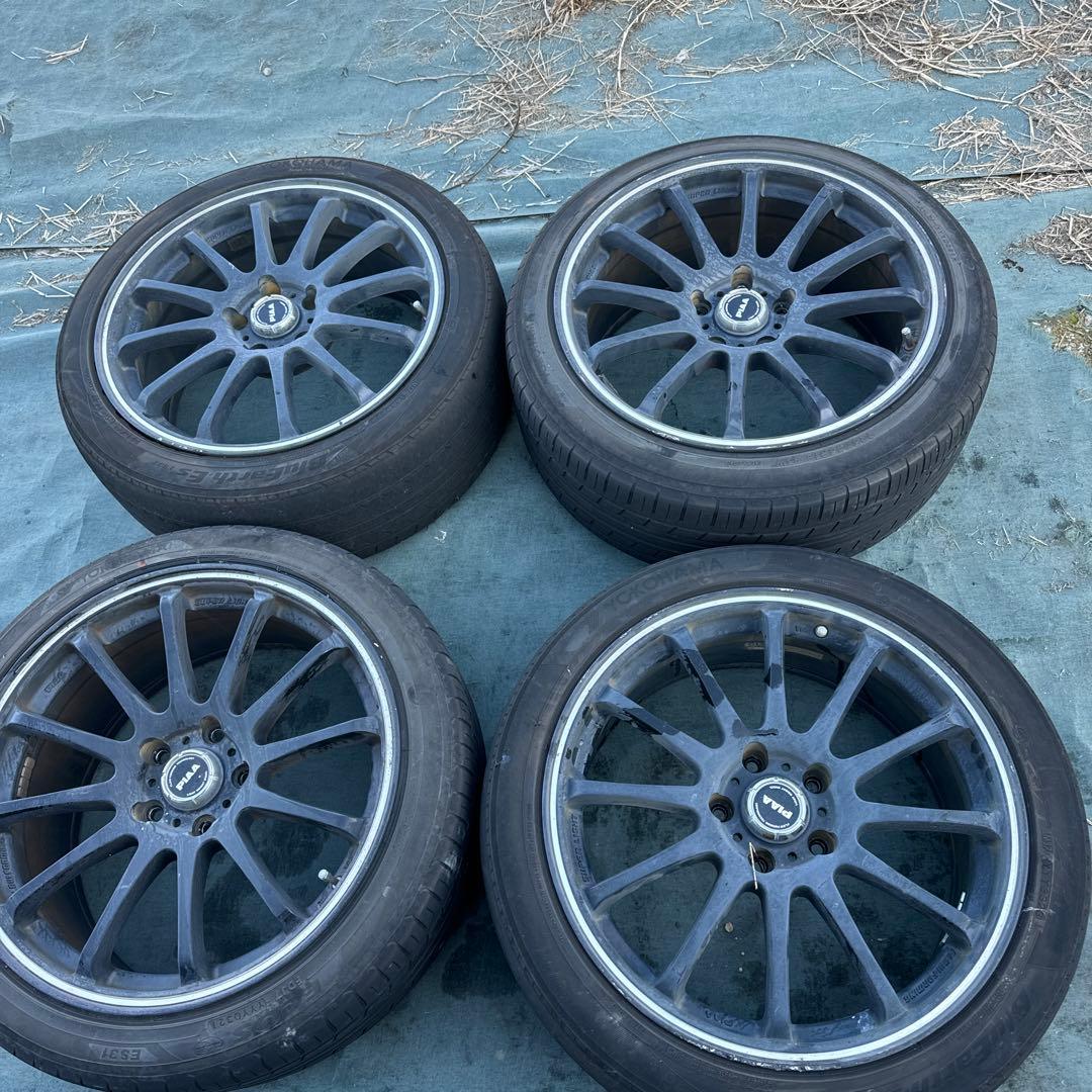 18インチ ホイールセット PCD 5x114.3 タイヤ付き