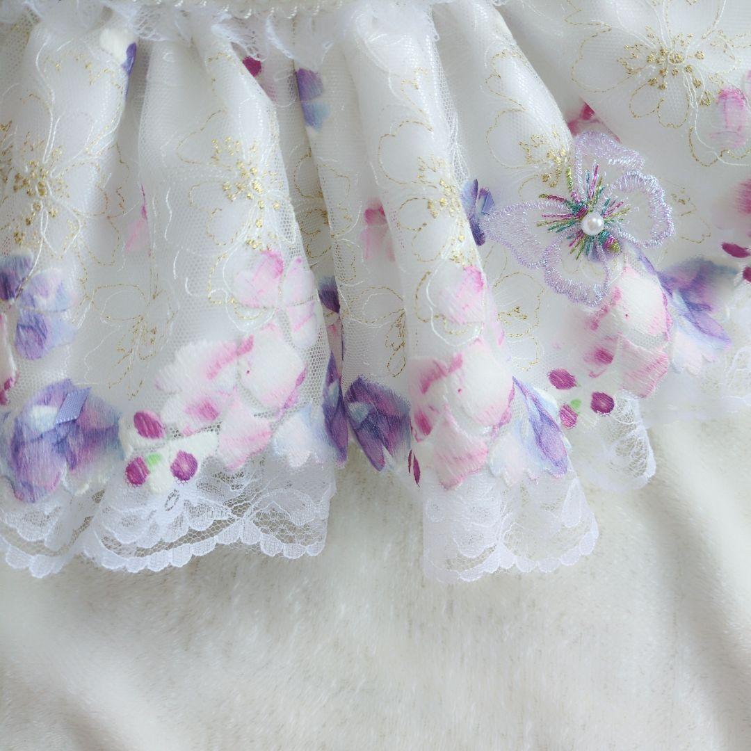 ウィッシュミーメルコスチューム　メルメルドール　ピンク紫花びらコス　1488