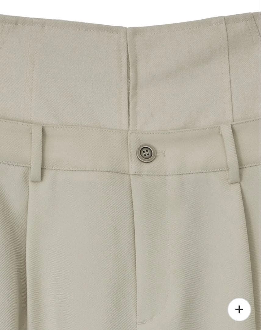 新品未使用　DENIM LIKE CORSET WORK PANTS ホワイト