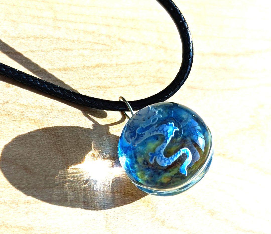 hiro❀レイキ玉ネックレス夜光❀