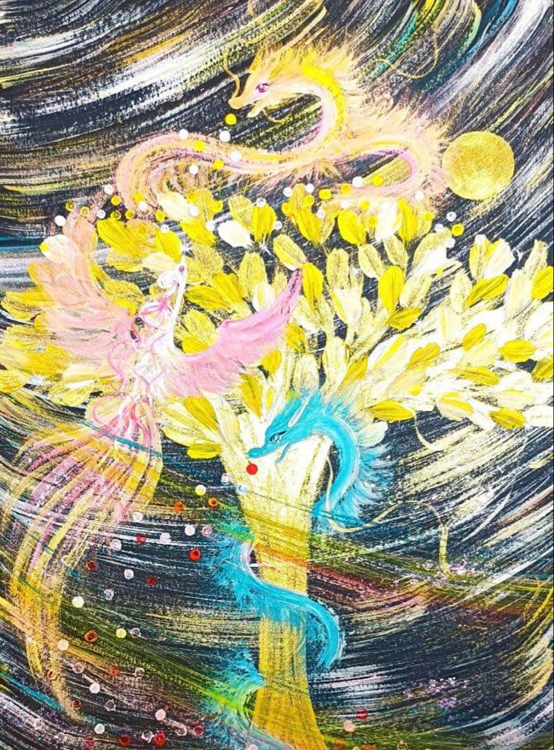 hiro❀レイキ玉ネックレス夜光❀