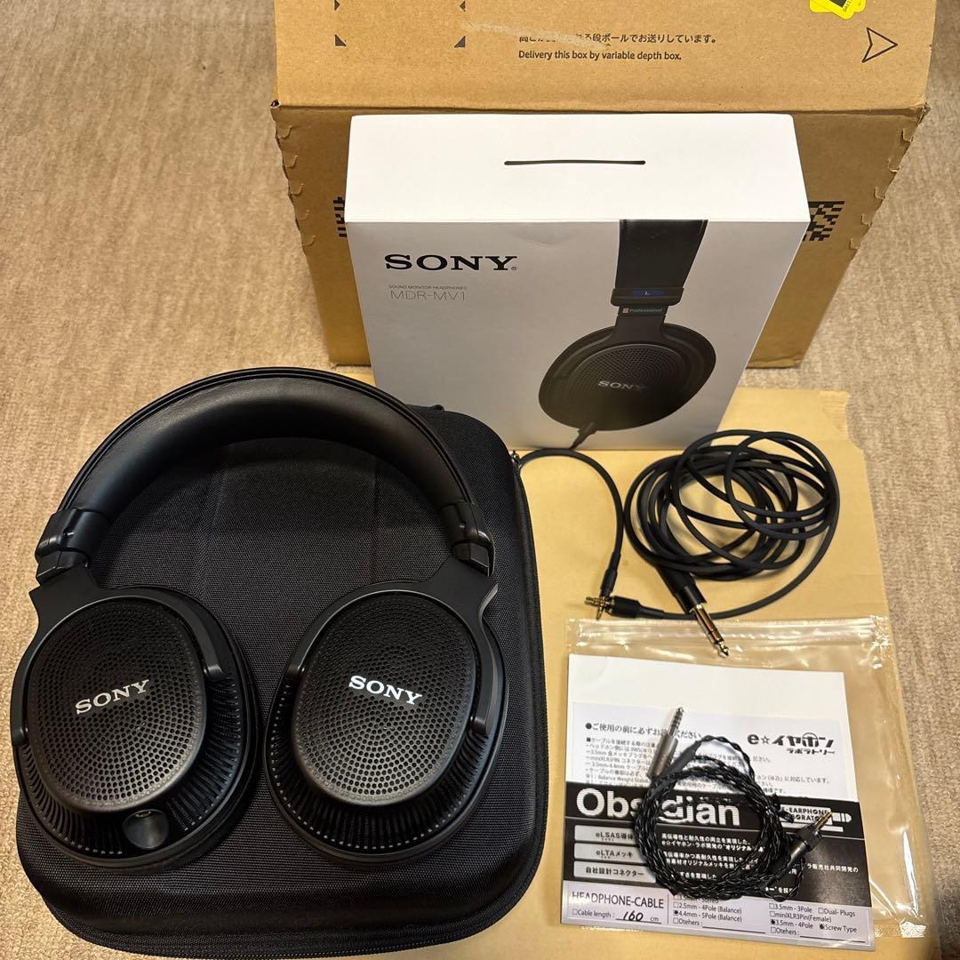SONY MDR-MV1 Obsidian ケーブル