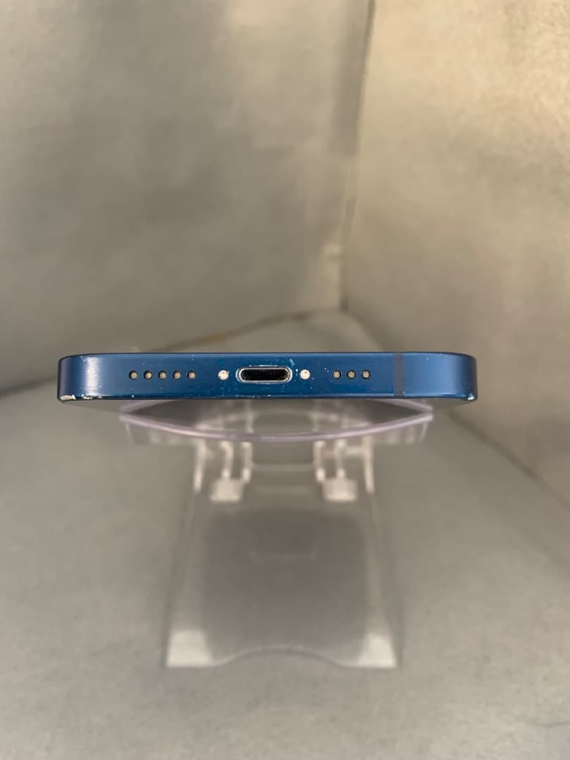 美品　国内版　SIMフリー　iPhone12 128GB　ブルー色