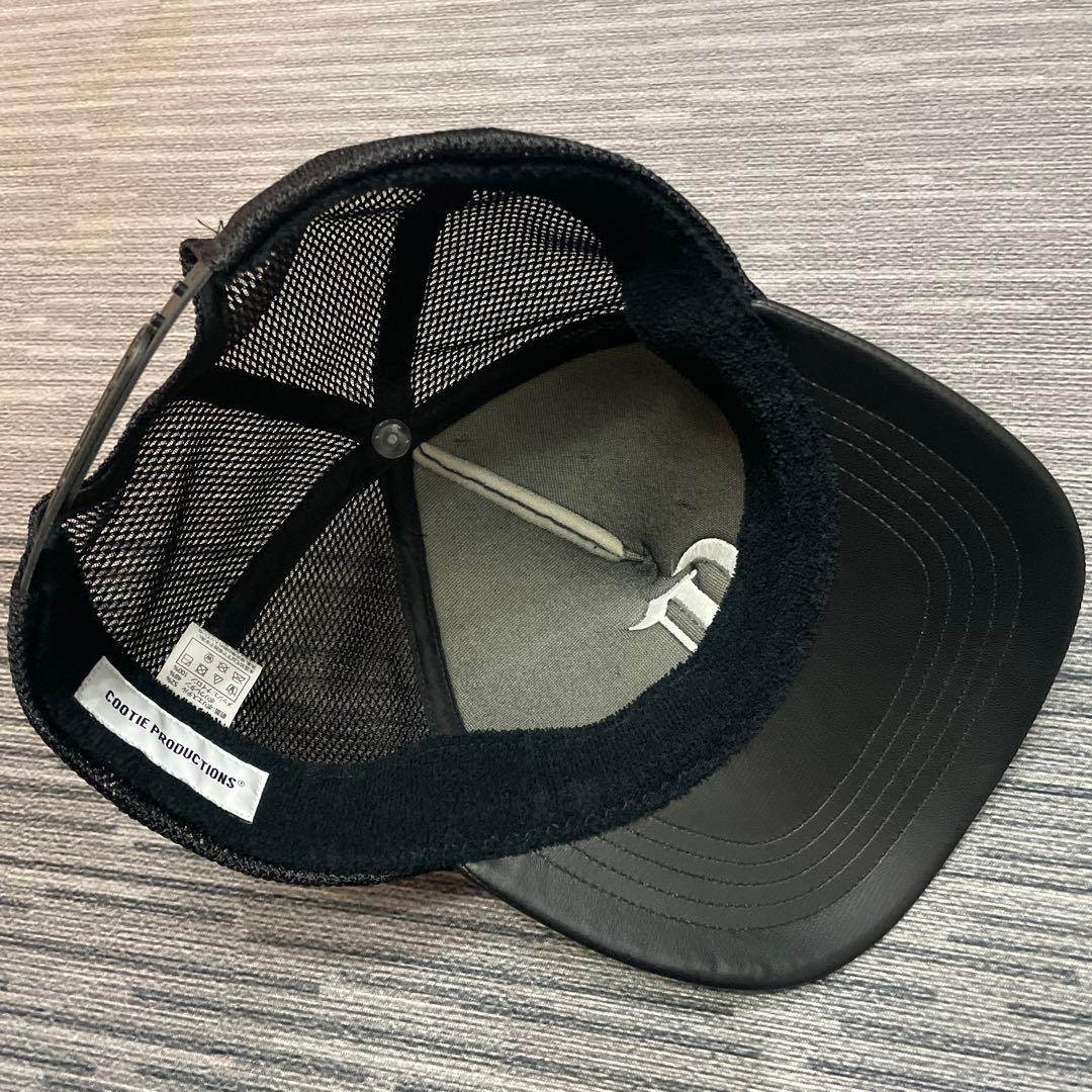 帽子 COOTIE Faux Leather 5 Panel Mesh Cap