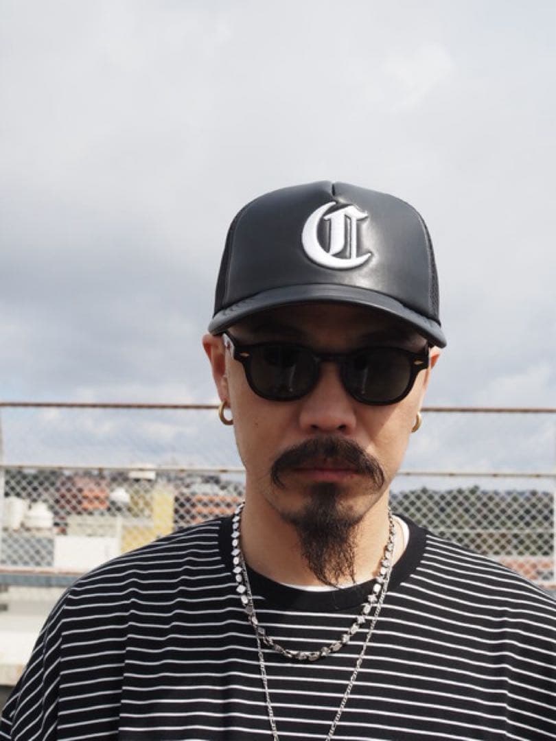 帽子 COOTIE Faux Leather 5 Panel Mesh Cap