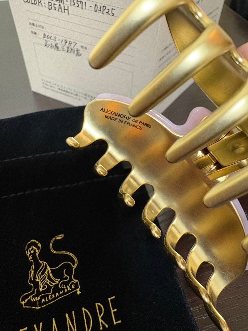 ALEXANDRE DE PARIS（アレクサンドル ドゥ パリ）ヘアクリップ