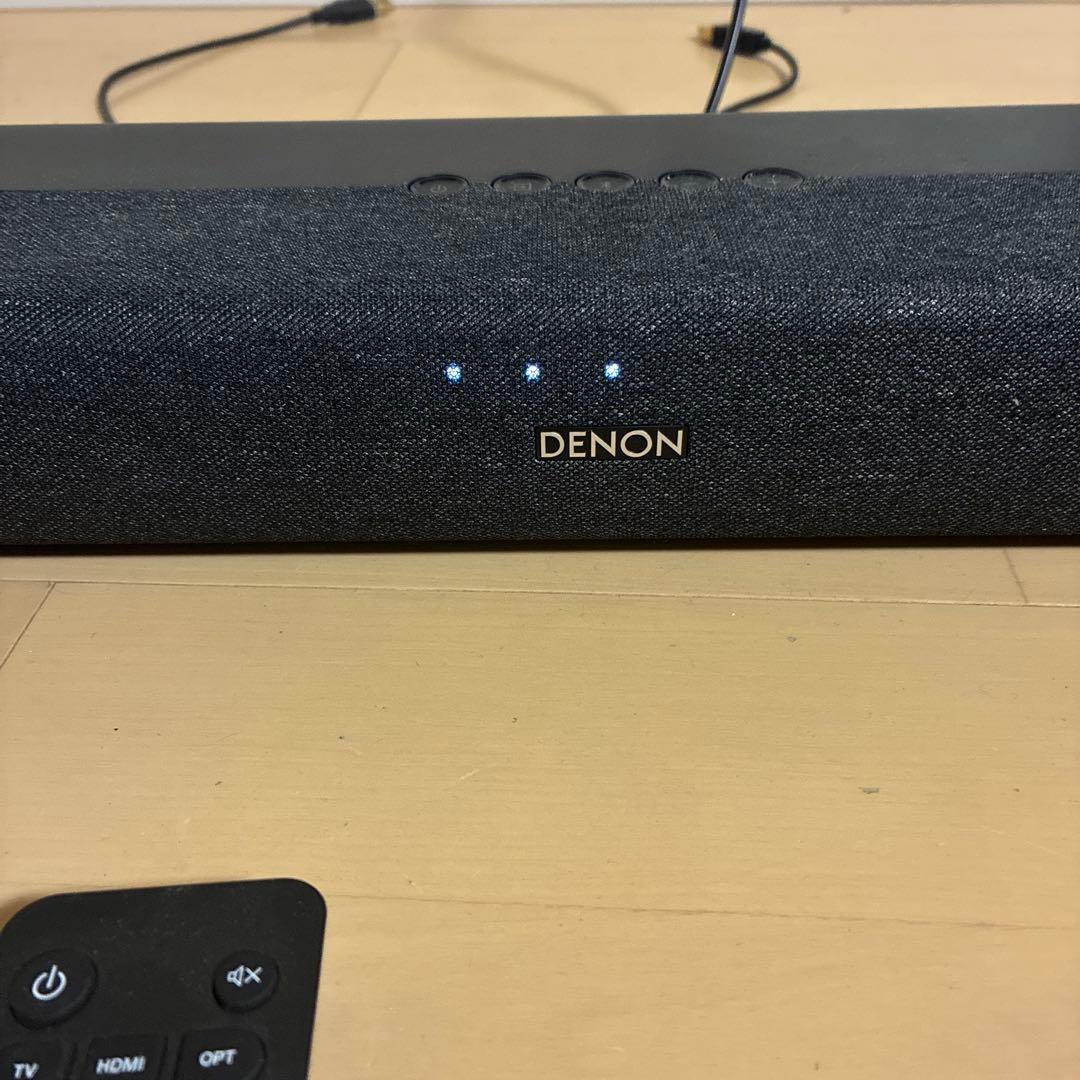 Denon サウンスピーカー、リモコン付き
