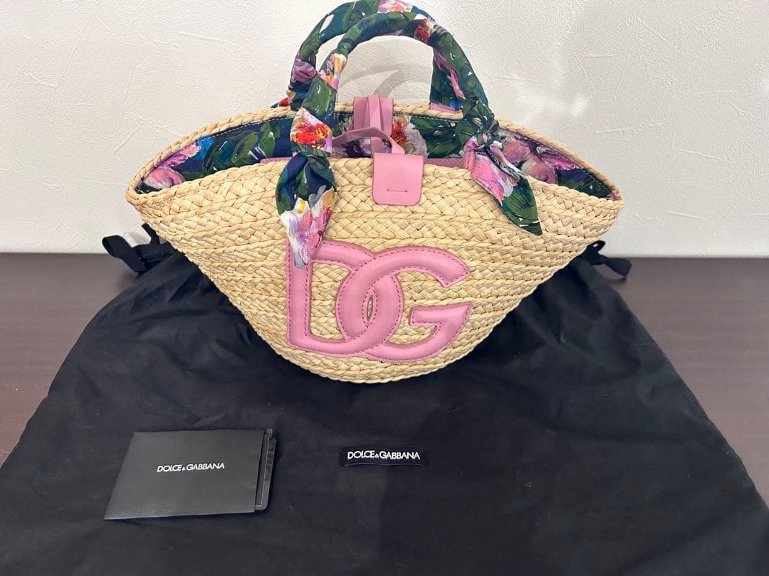 【超美品】DOLCE&GABBANA （ドルチェ＆ガッバーナ)かごバッグ