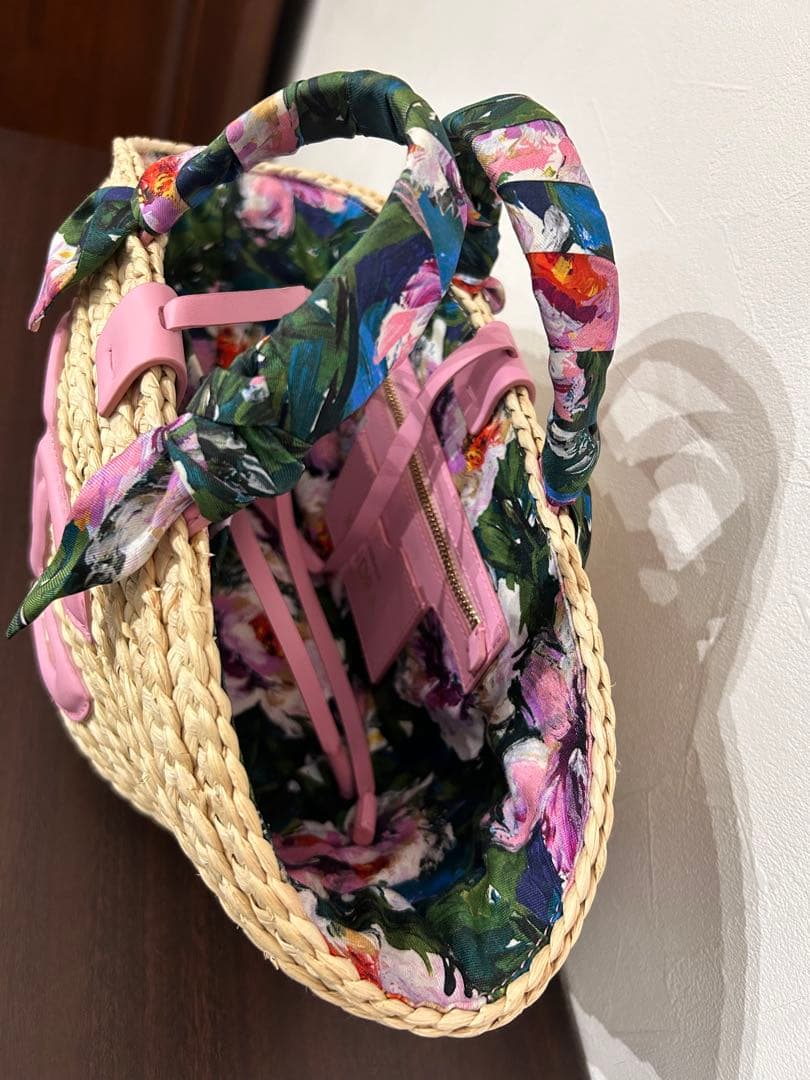 【超美品】DOLCE&GABBANA （ドルチェ＆ガッバーナ)かごバッグ