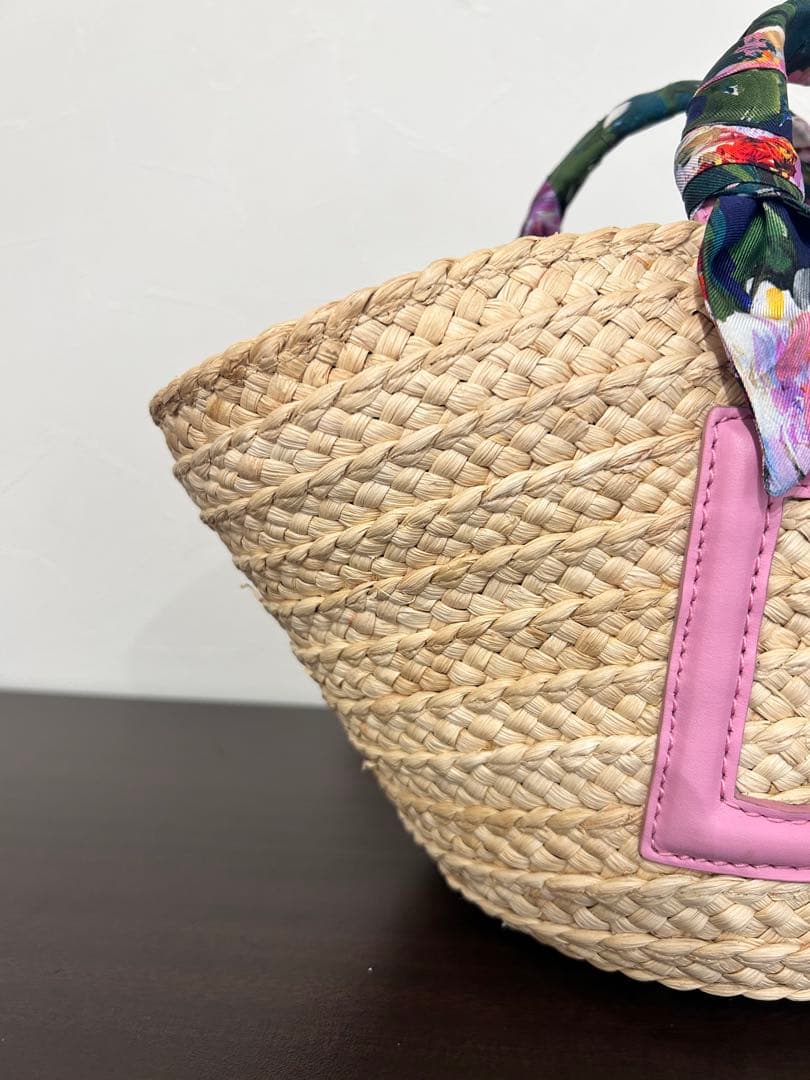 【超美品】DOLCE&GABBANA （ドルチェ＆ガッバーナ)かごバッグ