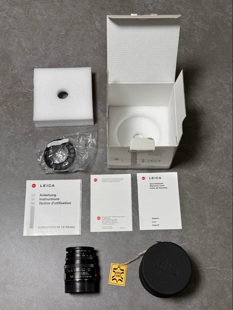 LEICA SUMMICRON-M F2/50mm（BK） 11826