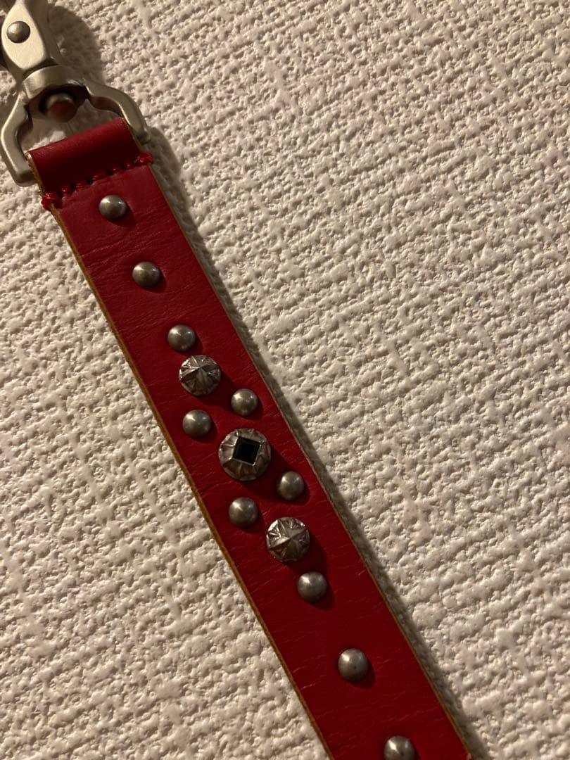 ヨージヤマモト レザーウォレットチェーン スタッズ
