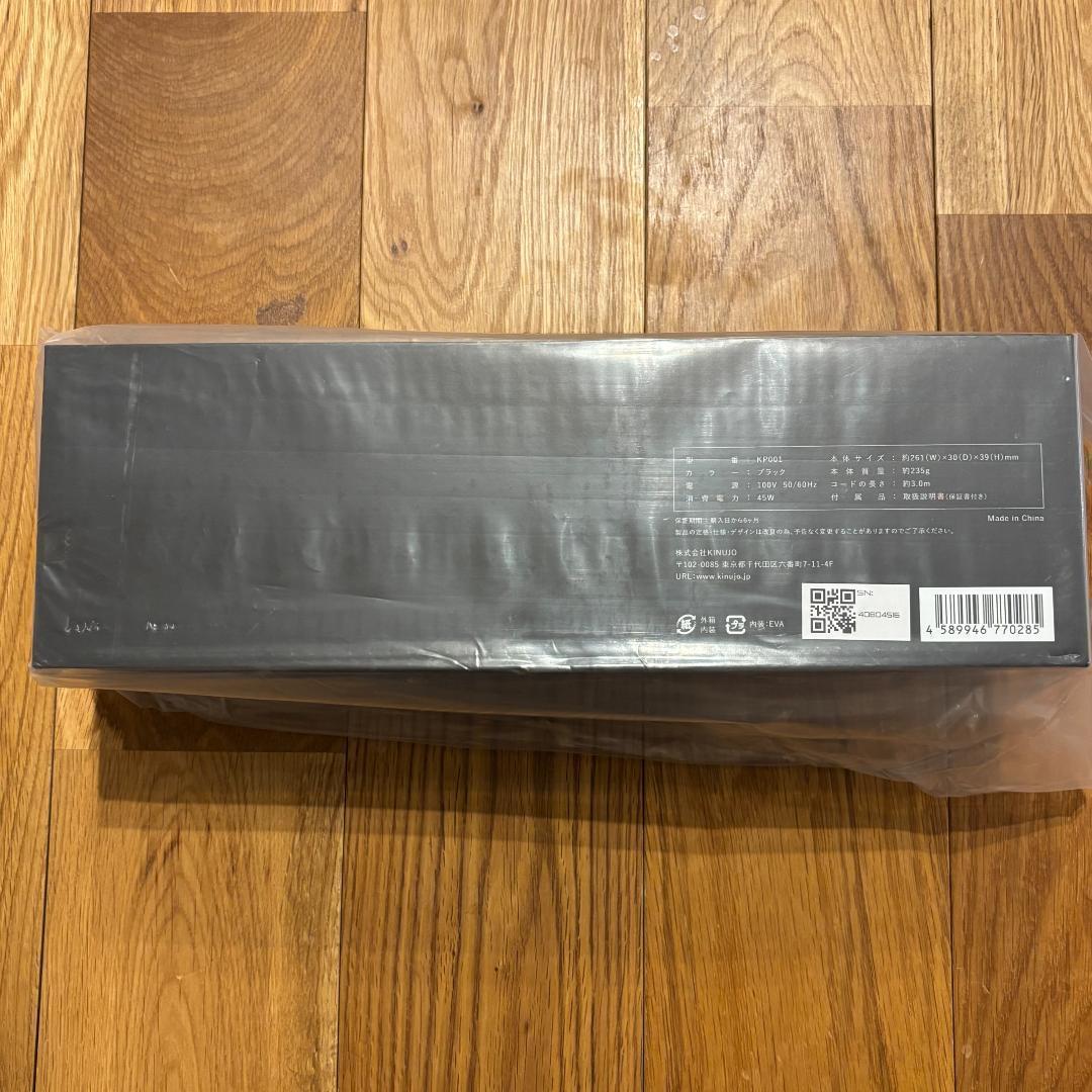 【新品】 絹女 KINUJO PRO　ストレート アイロン ブラック KP001