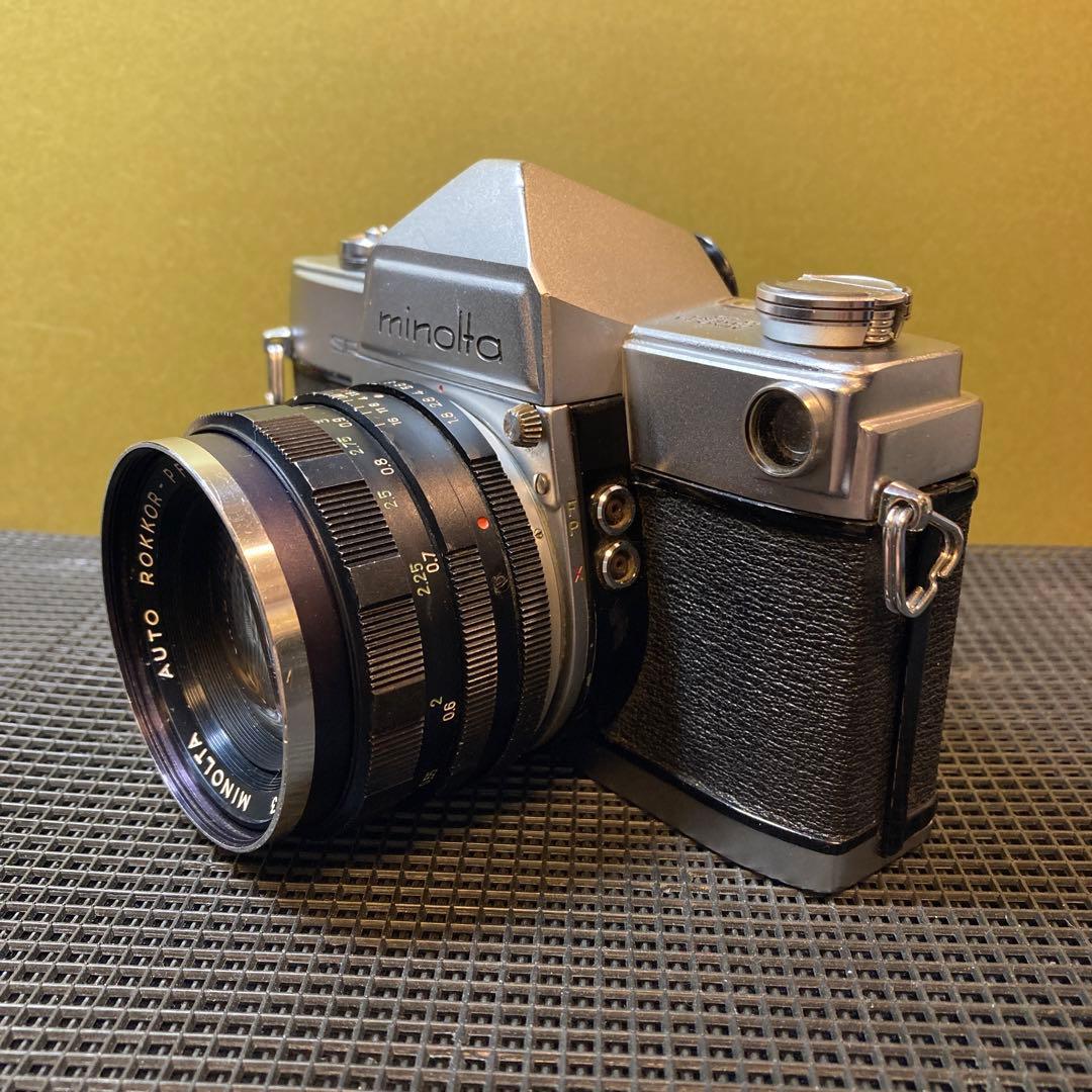 カメラ　フィルム　ミノルタ SR-7 稼働品　f=55mm F1.8