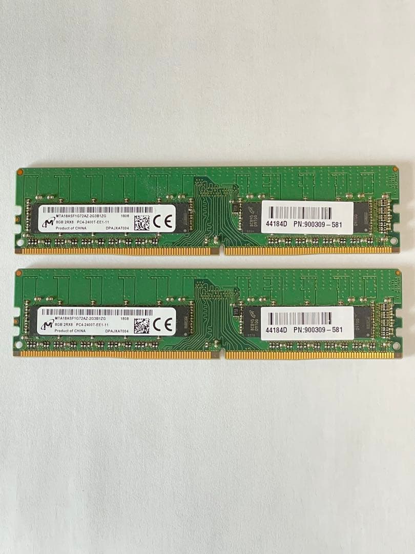 Micron PC4-2400T 8GB メモリ 8×2(16GB)