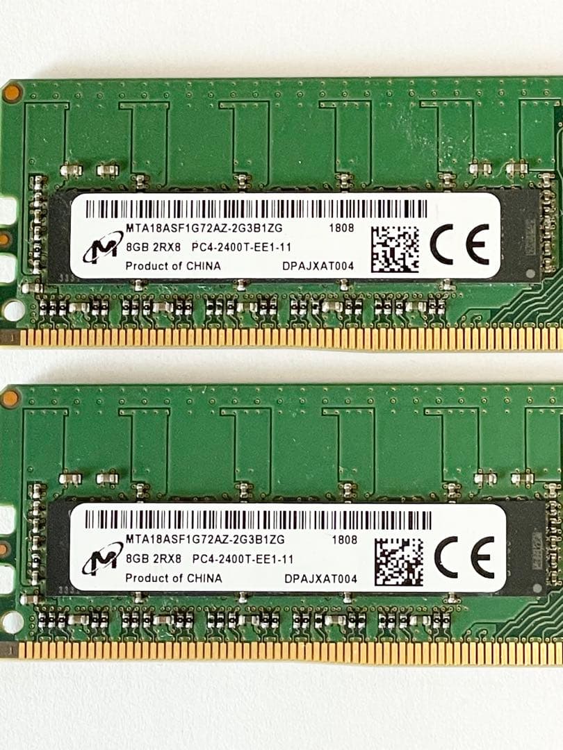 Micron PC4-2400T 8GB メモリ 8×2(16GB)