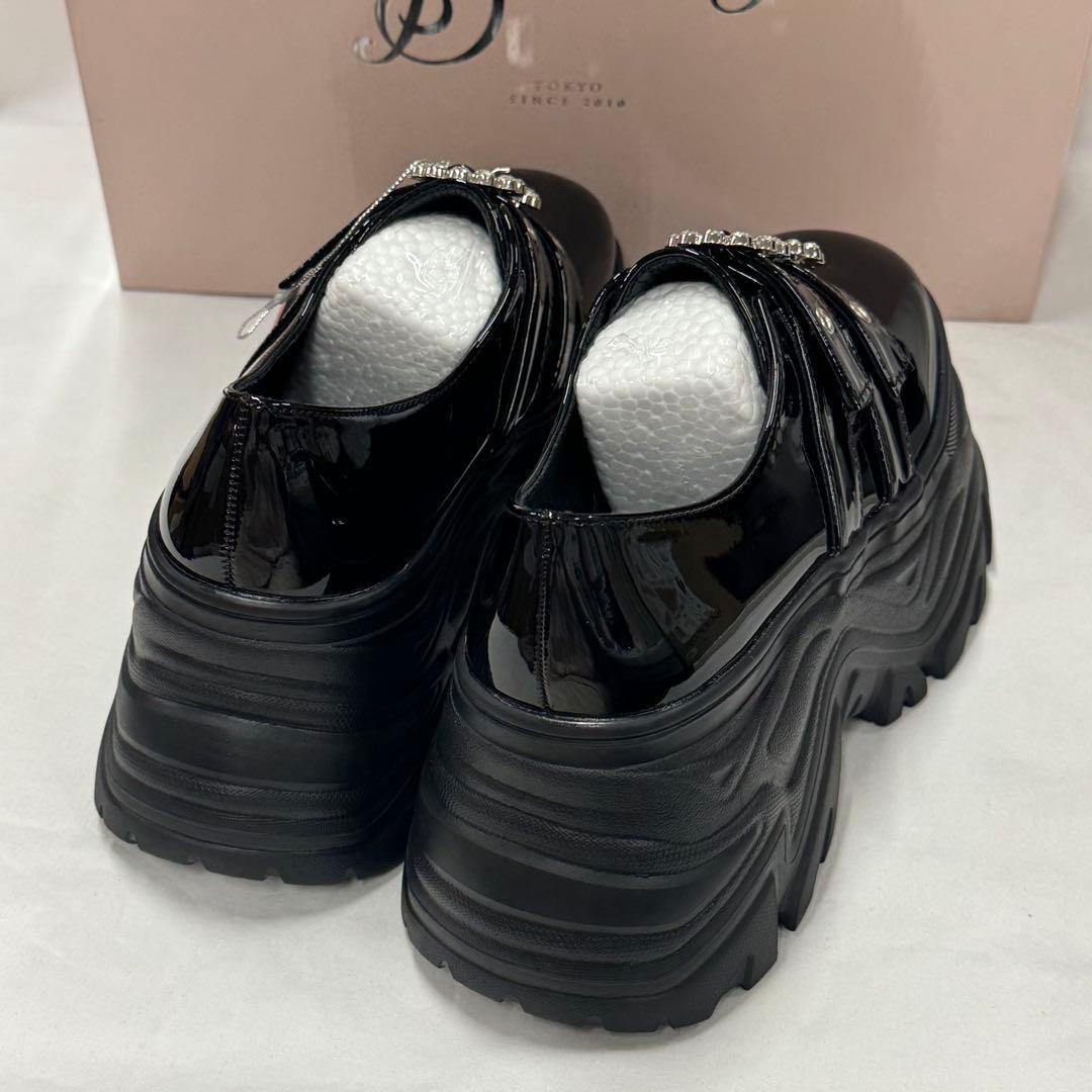 BUBBLES ダブルバックルプラットシューズ　サイズ36