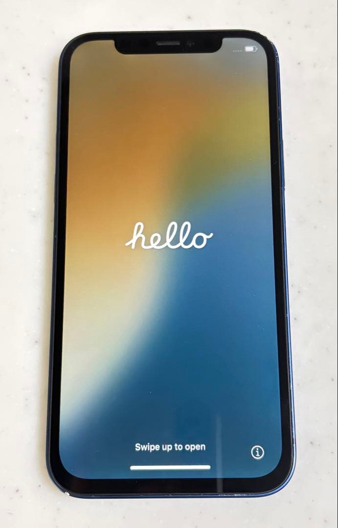 [Simフリー] iPhone12 ブルー 64GB 本体 バッテリー100%