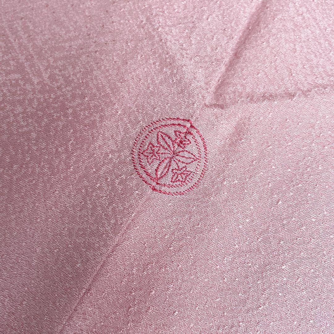 色無地　フルセット　三つ葉竜胆　紗綾形地紋　東京ますいわ屋　シンプル　I10