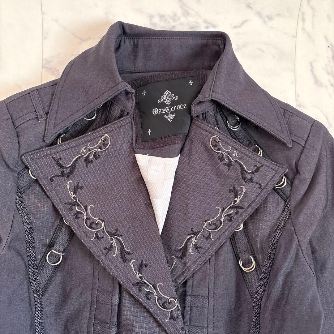 ozz croce オッズクローチェ 刺繍 ジャケット ゴスルック