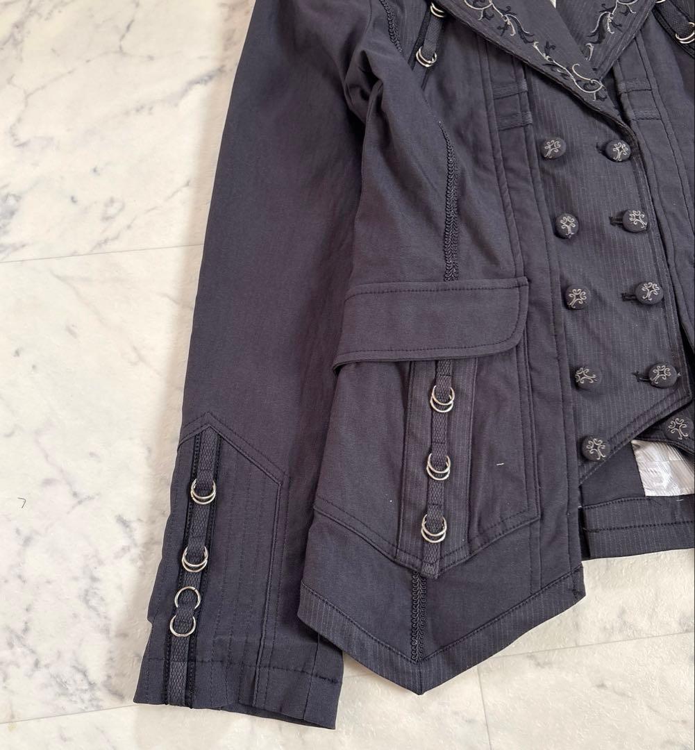 ozz croce オッズクローチェ 刺繍 ジャケット ゴスルック