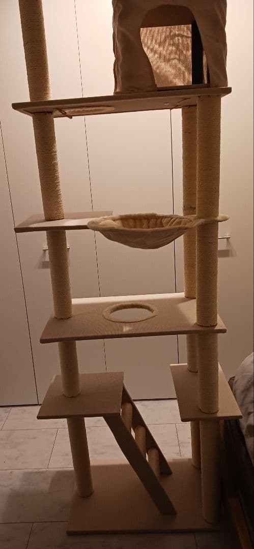 ちぃ 突っ張り型キャットタワー CCCT-4060T