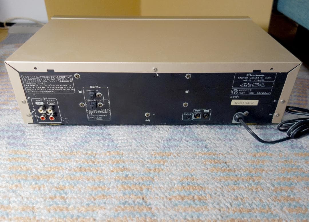 Pioneer T-WD5R カセットデッキ【動作確認済】