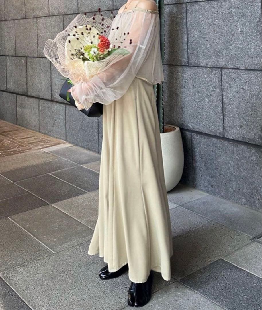 【ゆう】hinari オケージョンドレス　グリーン　Sサイズ