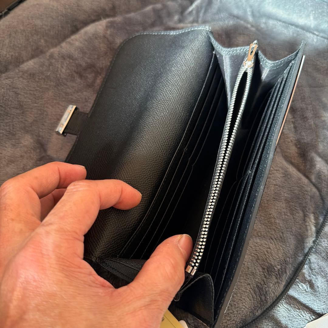 H*M様 HERMES ブラックレザー 長財布