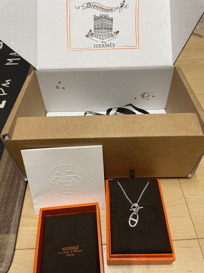 新品正規品　HERMES シェーヌダンクル　ペンダント