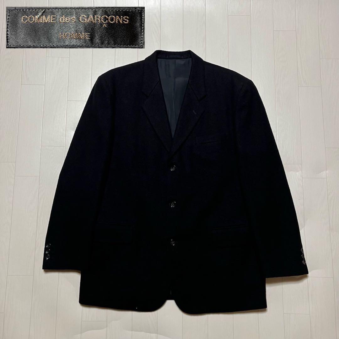 美品 コムデギャルソンオム ウール 縮絨 テーラードジャケット 田中オム