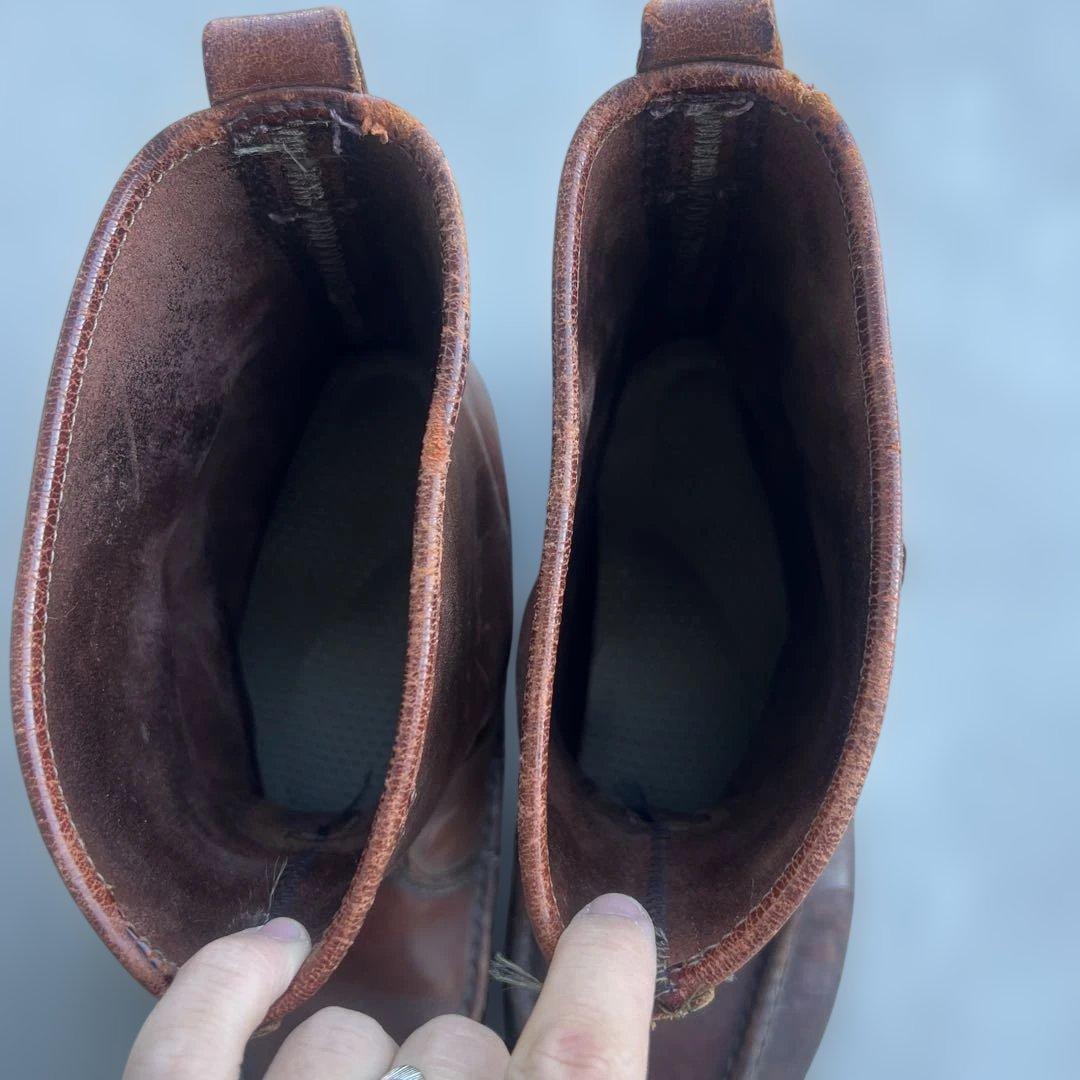 80s90s Russell moccasinラッセルモカシン スネークブーツ