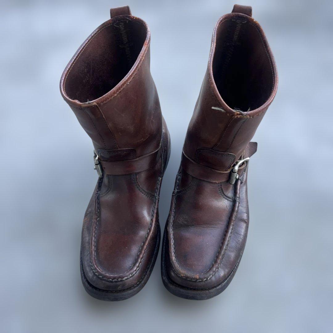 80s90s Russell moccasinラッセルモカシン スネークブーツ