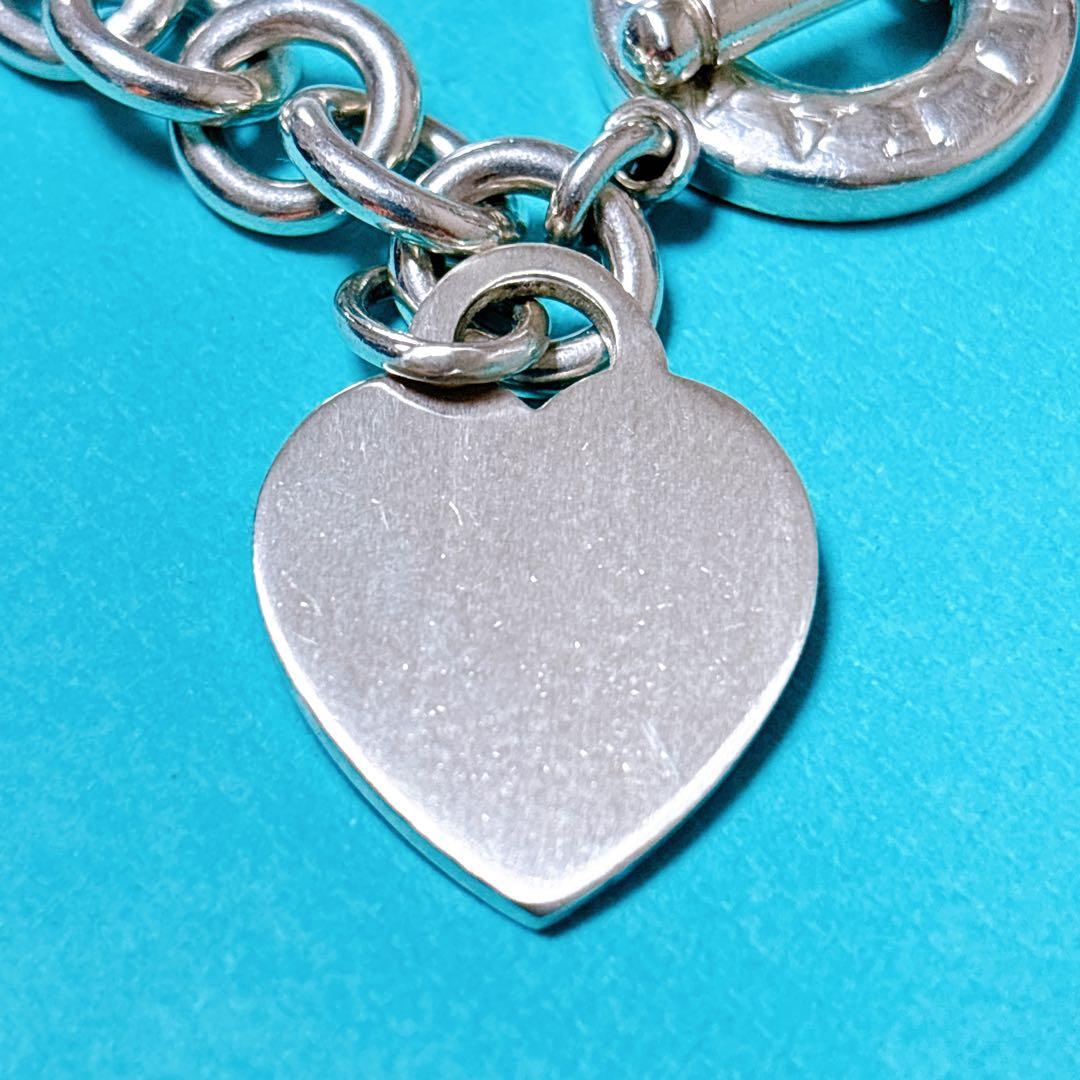 【美品】41.5cm ティファニー ハート トグル ネックレス SV925