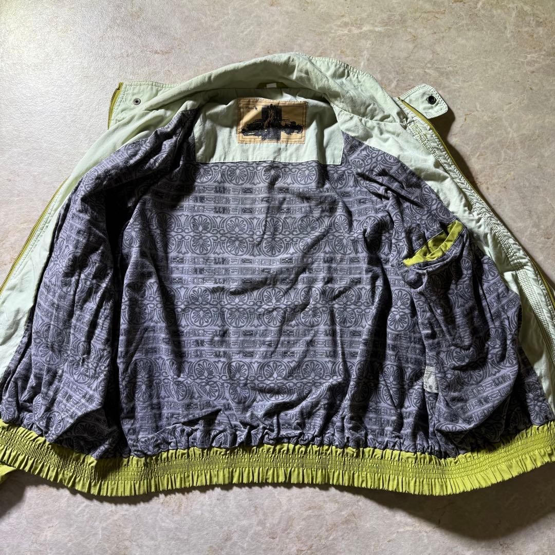 EUR military flight jacket古着オリーブイエロー58希少