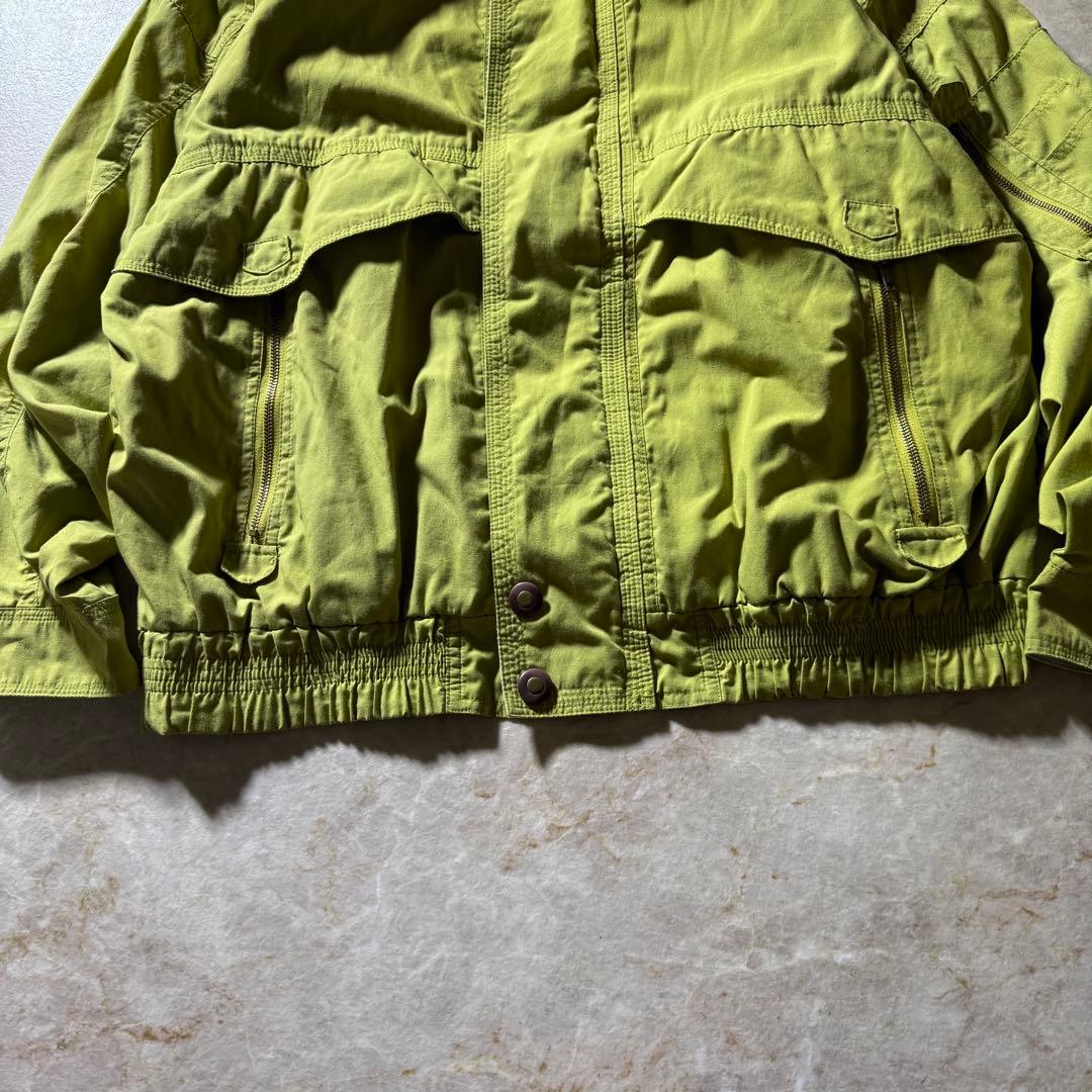 EUR military flight jacket古着オリーブイエロー58希少