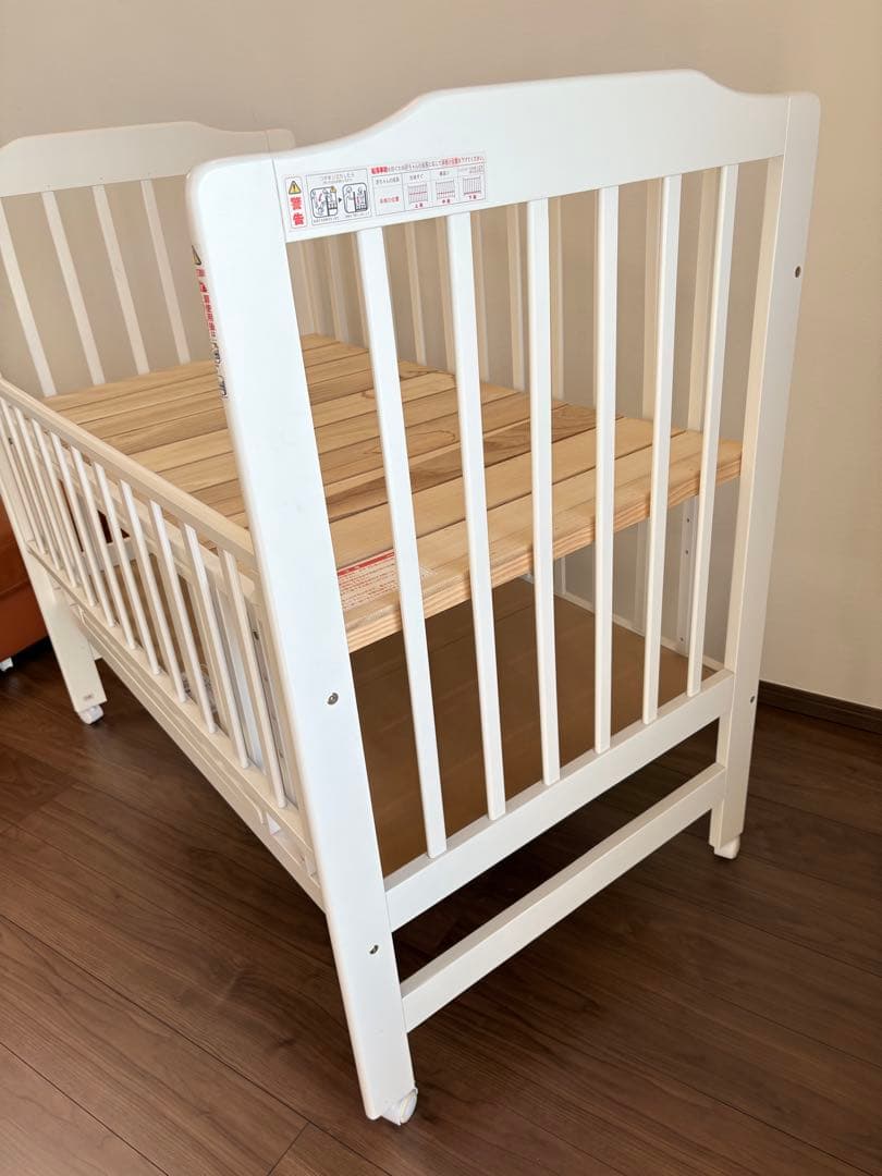 KATOJI カトージ ハイシートベビーベッド 白 廃盤 人気モデル