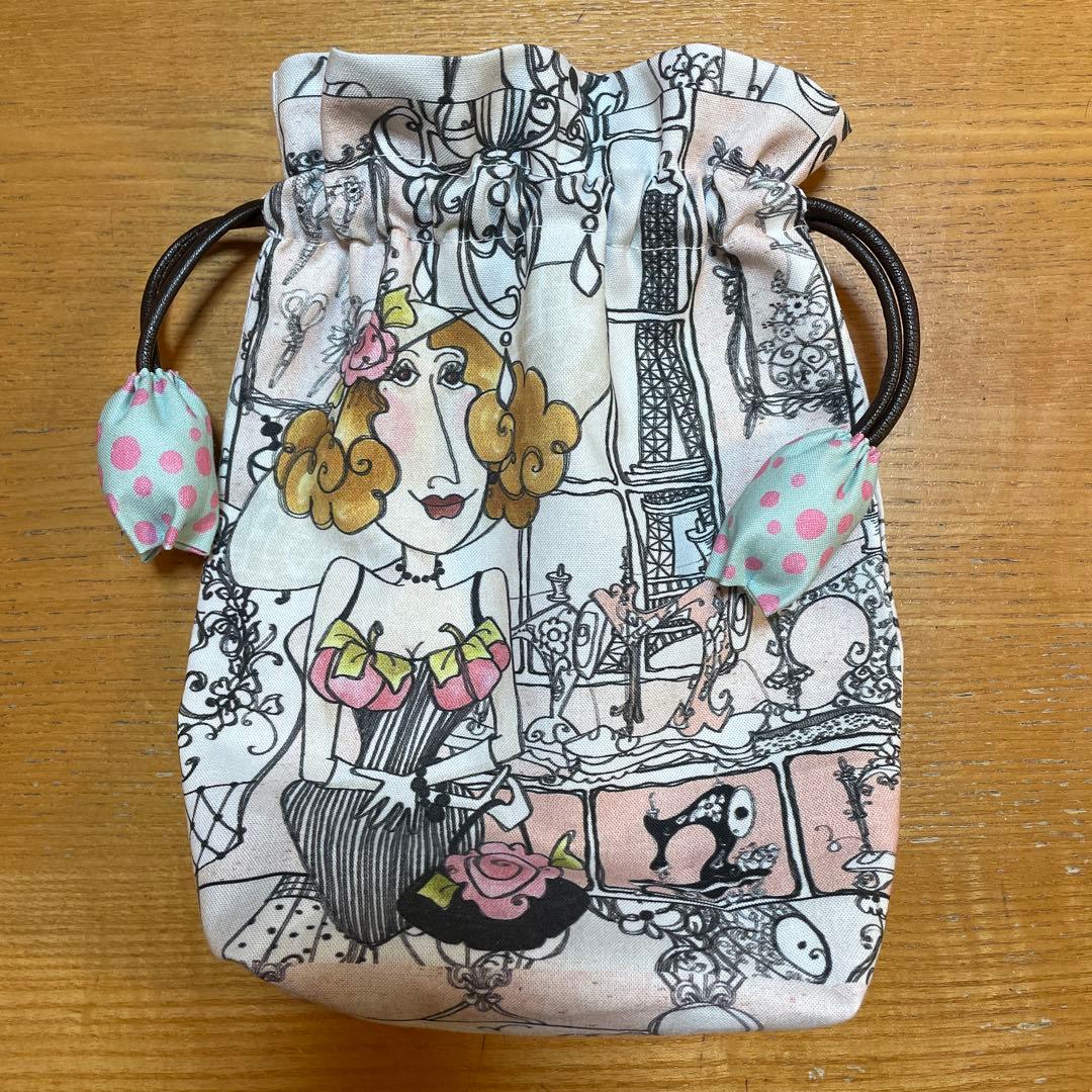 長財布　やりくり財布　ハンドメイド　トートバッグ　巾着袋ハンドメイド