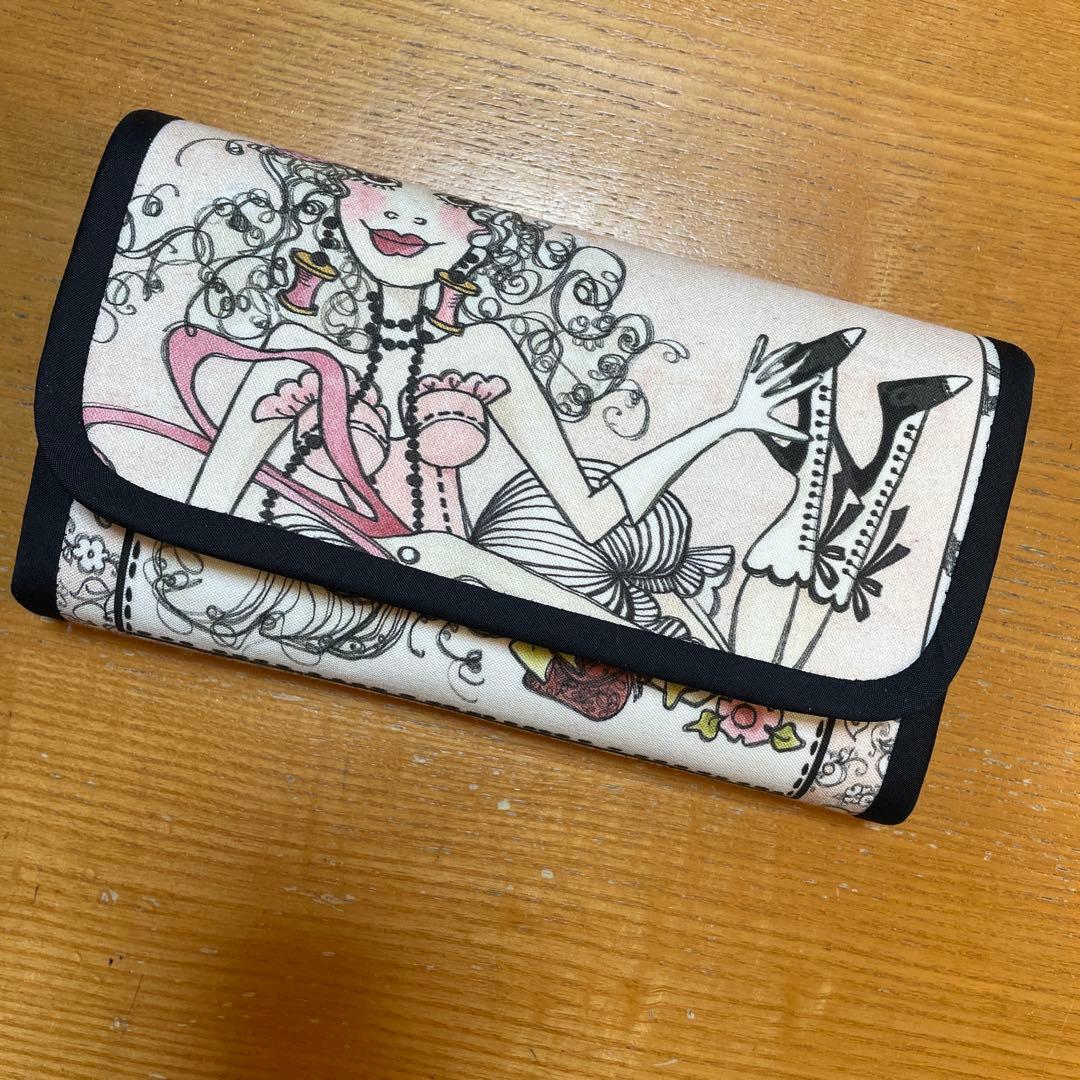 長財布　やりくり財布　ハンドメイド　トートバッグ　巾着袋ハンドメイド