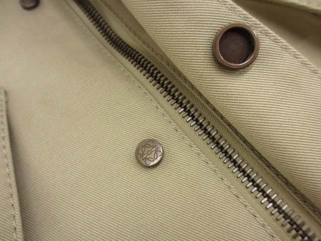 美品 LOEWE ロエベ 24-25AW コットン トラペーズジャケット 36