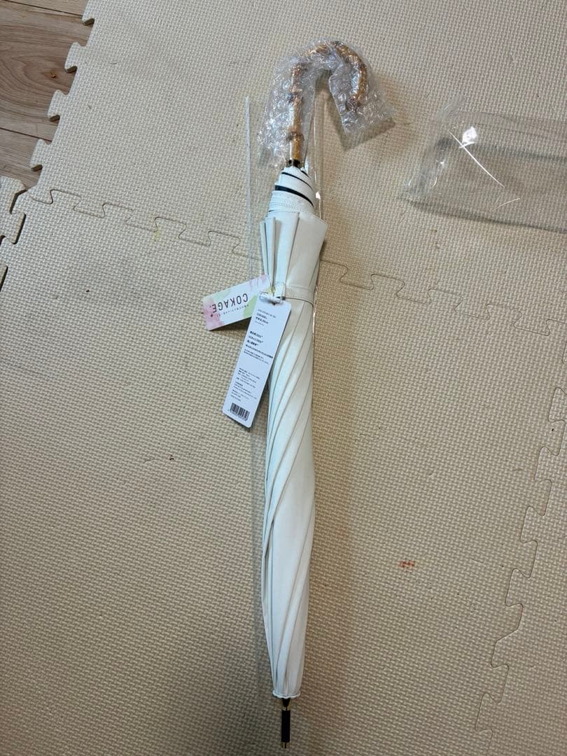 COKAGE+ 東レサマーシールド 日傘 Waterfront 竹手元 50cm